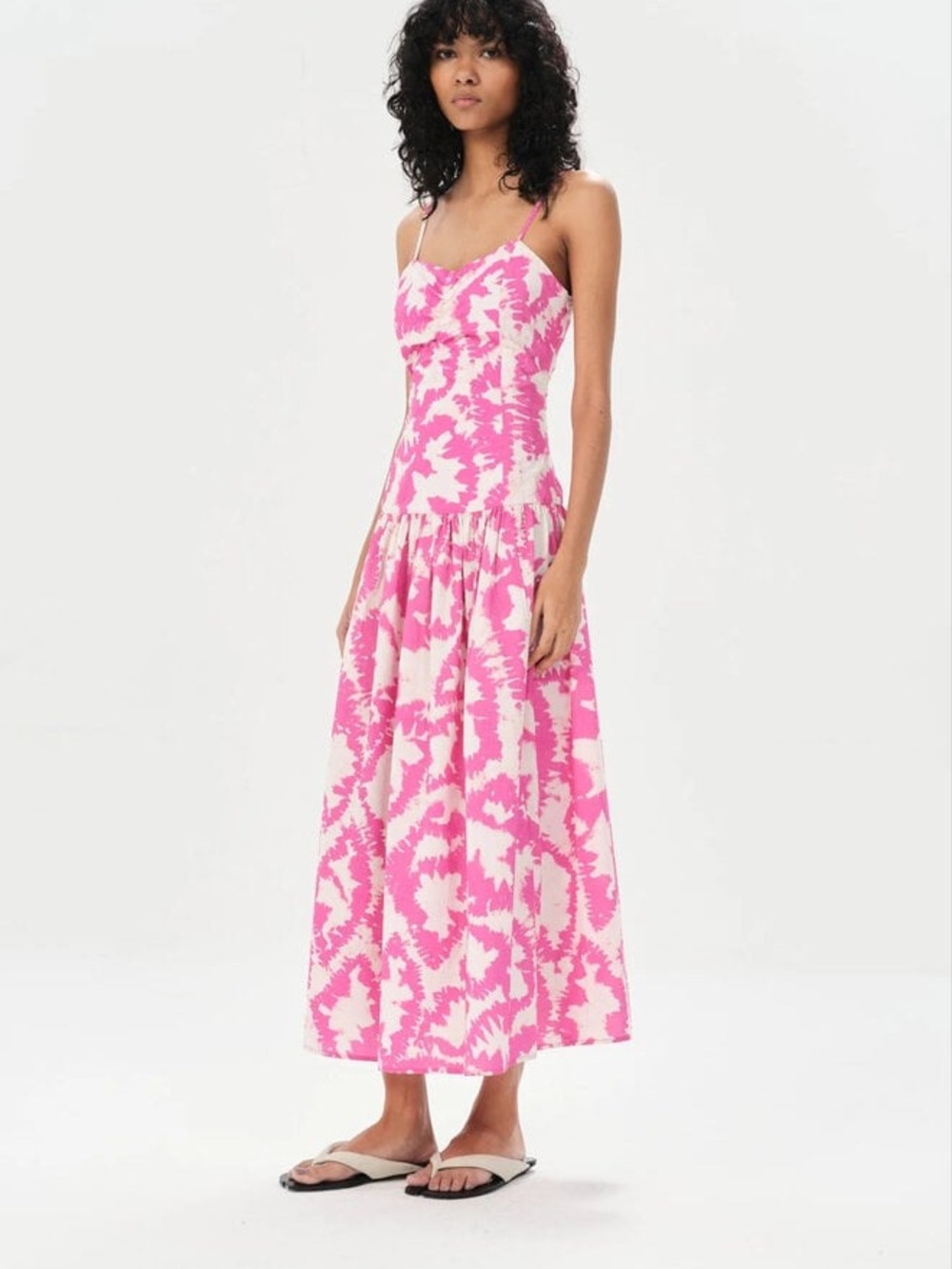 Maria Cher- Santa Rita Marie Dress- Ethnic Fuchsia size Small